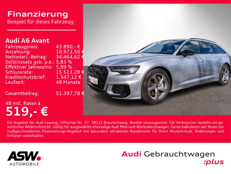 Audi A6 Avant S line 55TFSI quattr Stron PANO RFK ACC, миниатюра 2