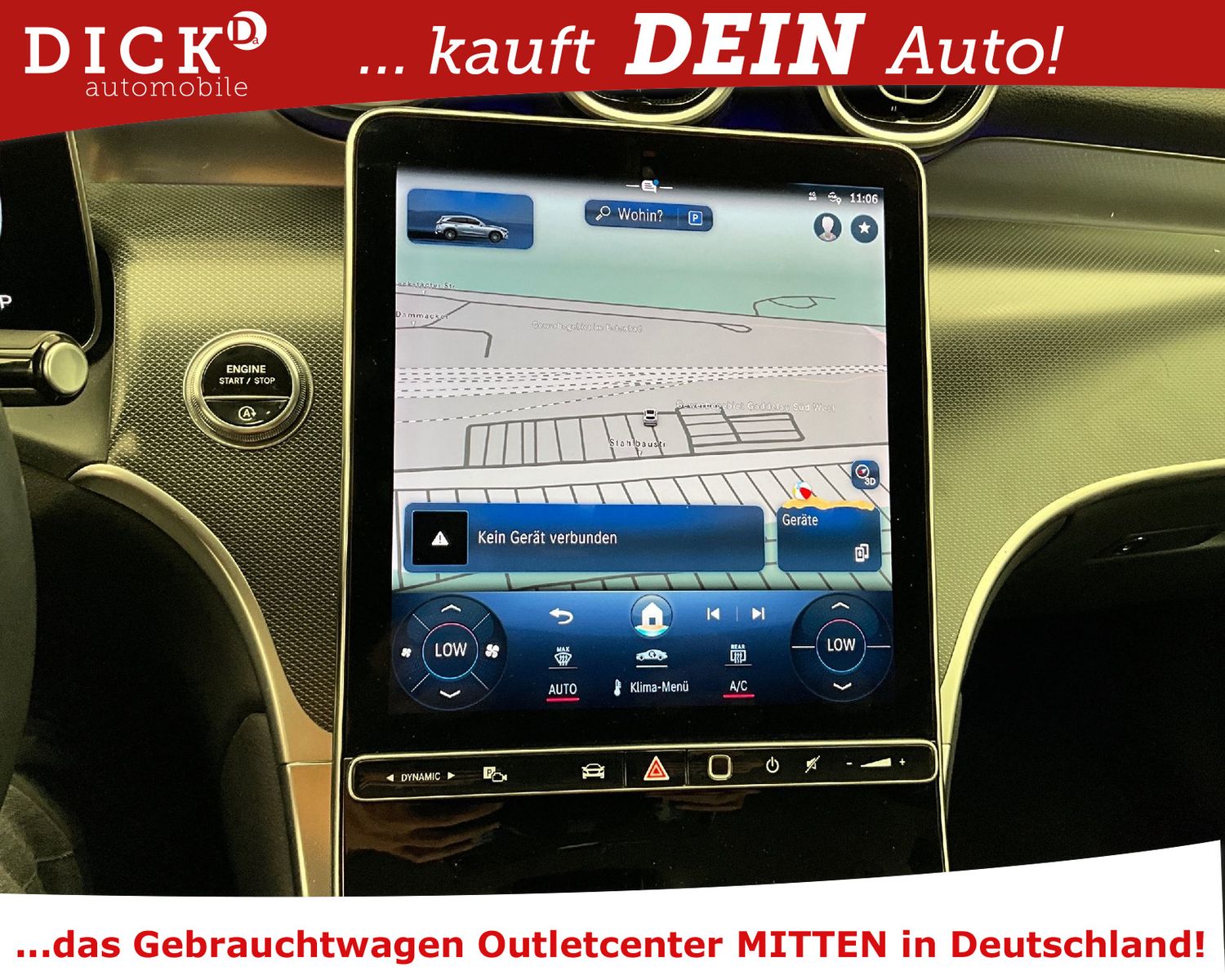 Fahrzeugabbildung Mercedes-Benz GLC 220d Ava LED/NAVI/ACC/VIRTU/HIFI/SHZ/AHK/8Fa