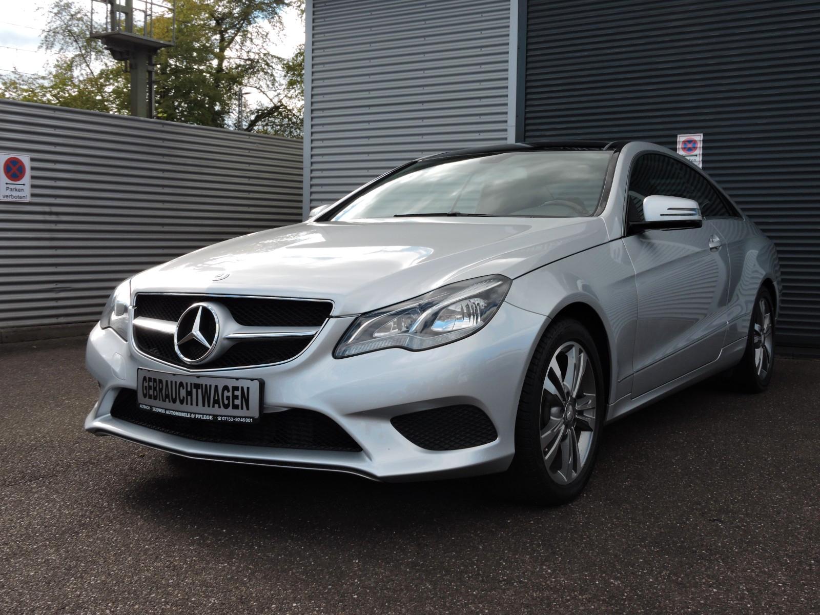 Mercedes-Benz E 200 Coupe 7G-Tronic Pano 1. Hand HU+KD neu
