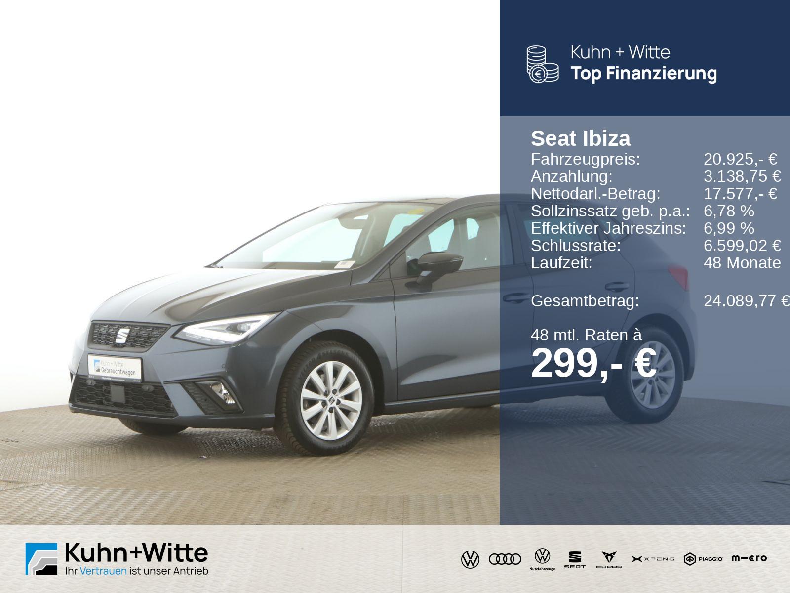Seat Ibiza 1.0 TSI Style Pano+LED+RFK+Beats+Navi+Appl
