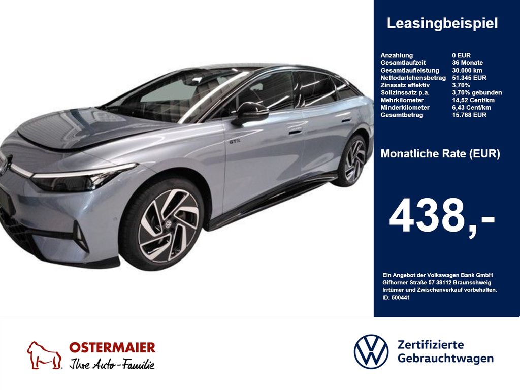Volkswagen ID.7 GTX 4M 340PS.MATRIX.NAVI.5JGARANTIE.PANO.AH