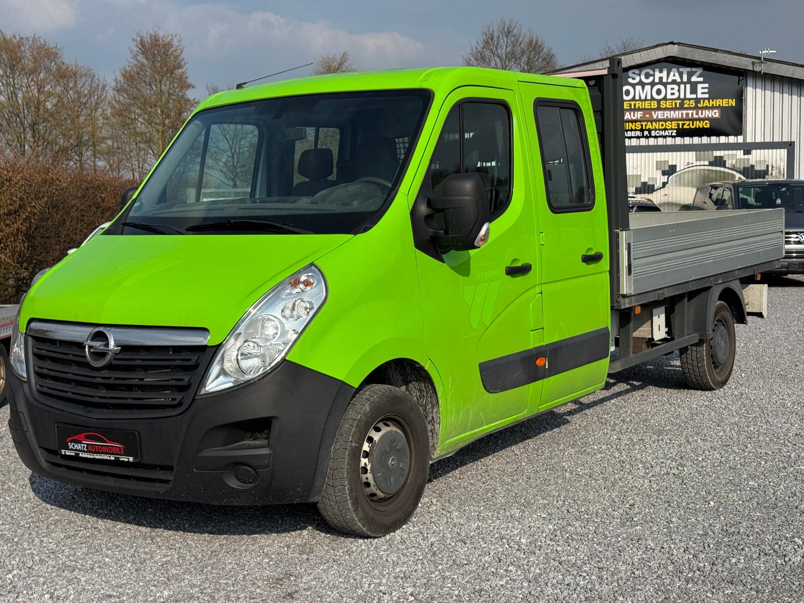 Opel Movano Pritsche AHK/1.Hand/wenigKM/6Sitze