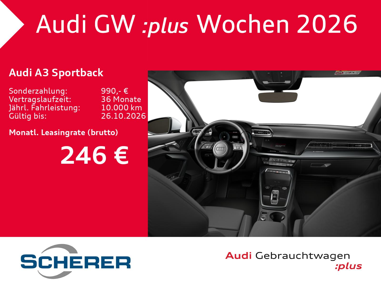 Audi A3 Sportback Advanced TFSI LED NAVI EINPARKHILFE, миниатюра 9