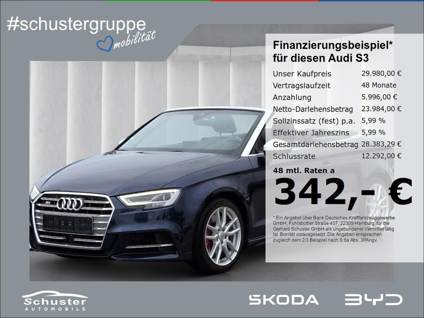 Audi S3 Cabrio quattro 2.0T*S-tro MatrixLED ACC Navi