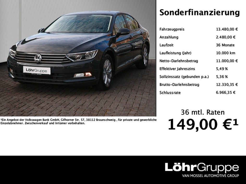 VW Passat 1.4 TSI Trendline Klima., PDC, 16"Alu., C