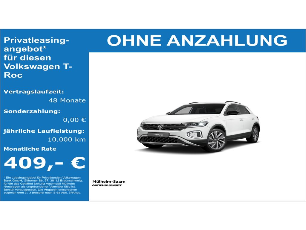 Volkswagen T-Roc GOAL 1.5 l TSI 110 kW (150 PS) 7-Gang-DSG