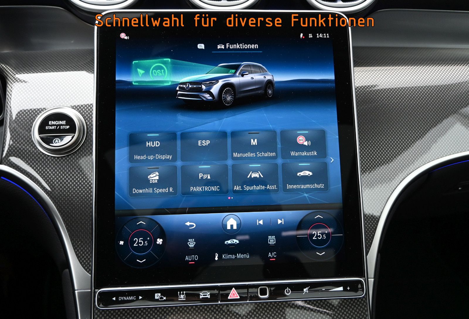 Fahrzeugabbildung Mercedes-Benz GLC 220 d 4M. °ACC°AHK°HUD°MEMO°PANO°STHZG°360°