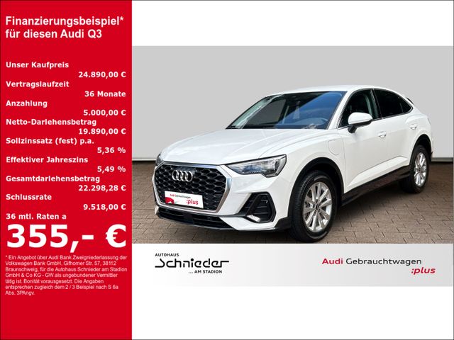AUDI Q3 Sportback 45 TFSI e S tronic LED Sportsitze A