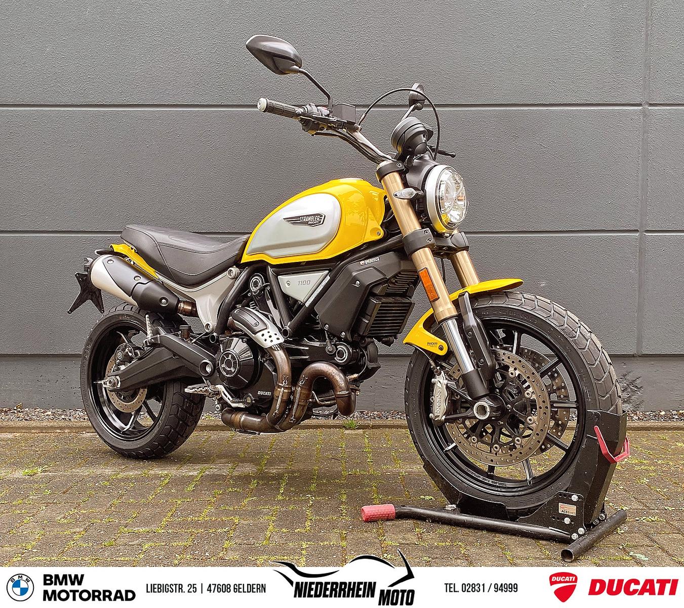 Ducati Scrambler 1100 1 Jh. Gar Service Reifen neu