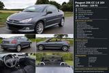 Peugeot 206 CC JBL 96tkm Dach funzt TOP gepfl Sommerauto - Peugeot: J9