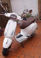 Vespa 125  Primavera/ Seitenständer - VESPA WEIß