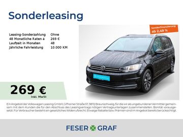 Volkswagen Leasingangebot: Volkswagen Touran 1.5 TSI Goal 7Si ACC Navi RüKa Sitzh. 16"