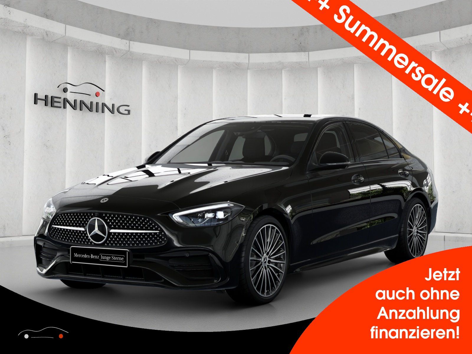Mercedes-Benz C 300 d AMG Night-Paket Burmester 360° Memo Totw