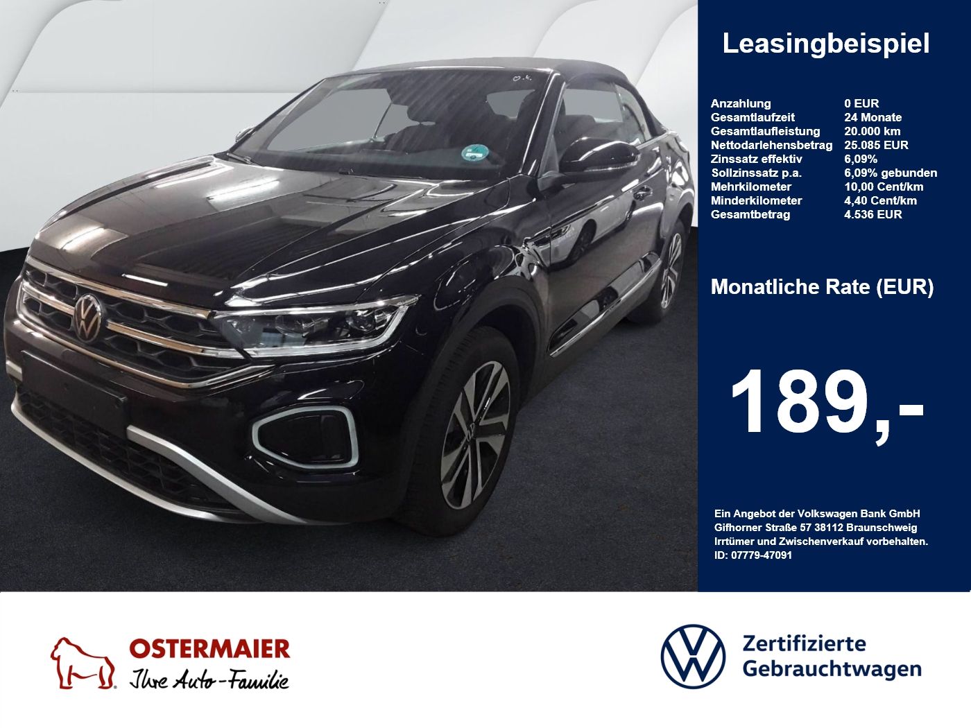 Volkswagen T-Roc Cabriolet ENERGY 1.0TSI 116PS ACC.5J-G.KAM