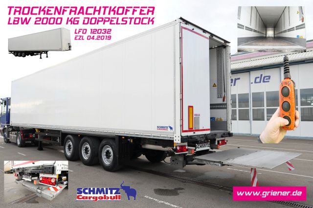 Schmitz Cargobull SKO 24/ LBW LIFT2000 kg DHOLLANDIA/ DOPPELSTOCK