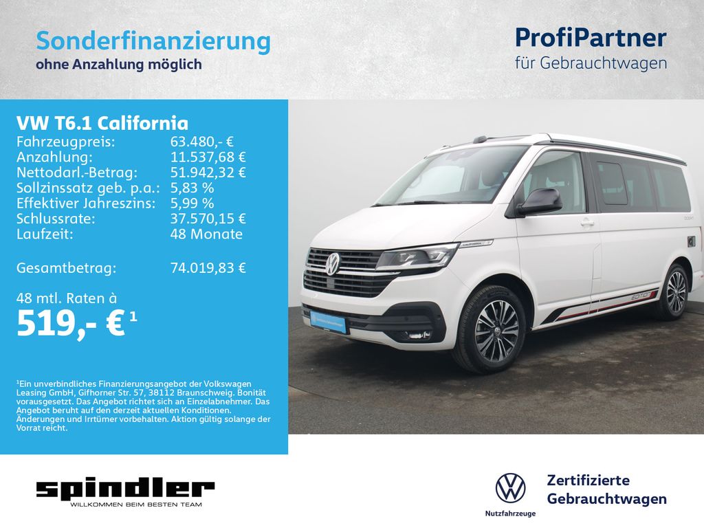 Volkswagen T6.1 California Ocean Edition DSG 4M/ Standh,AHK