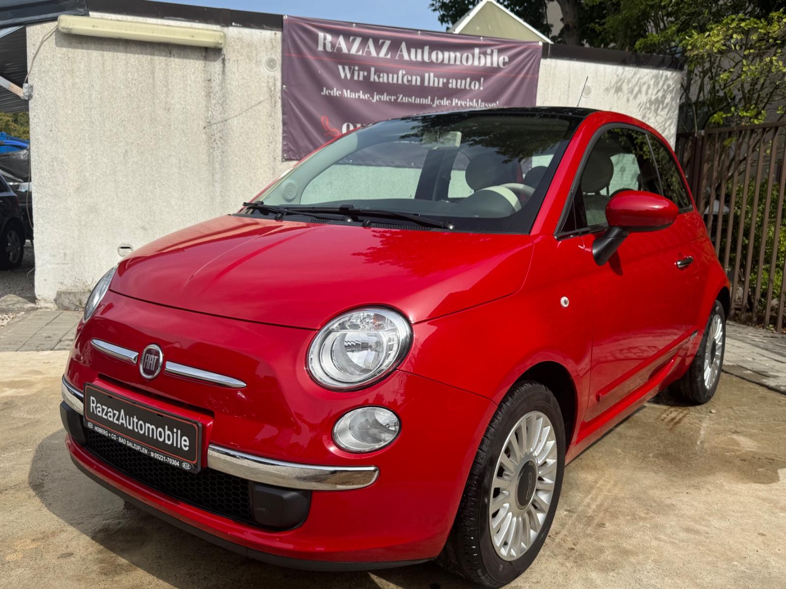 Fiat 500 Lounge/Panorama-Dach/ TÜV/Klima
