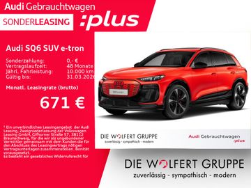 Audi Leasingangebot: Audi SQ6 e-tron quattro S-LUFTFAHRWERK*PANO*B&O*360°