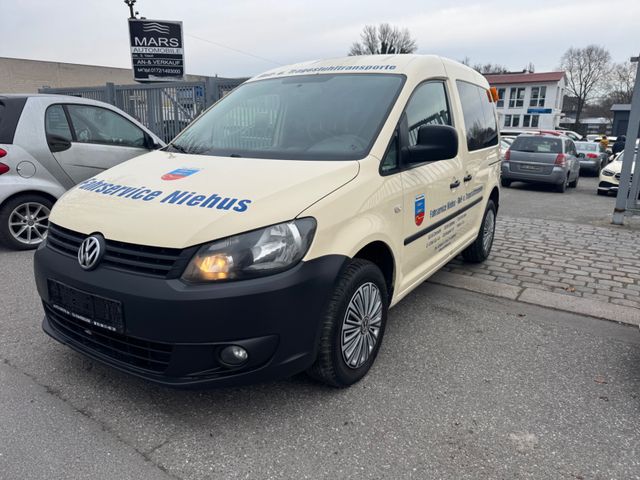 Volkswagen Caddy 1,6TDI 75kW Rollstul Rampe 5-Sitzer