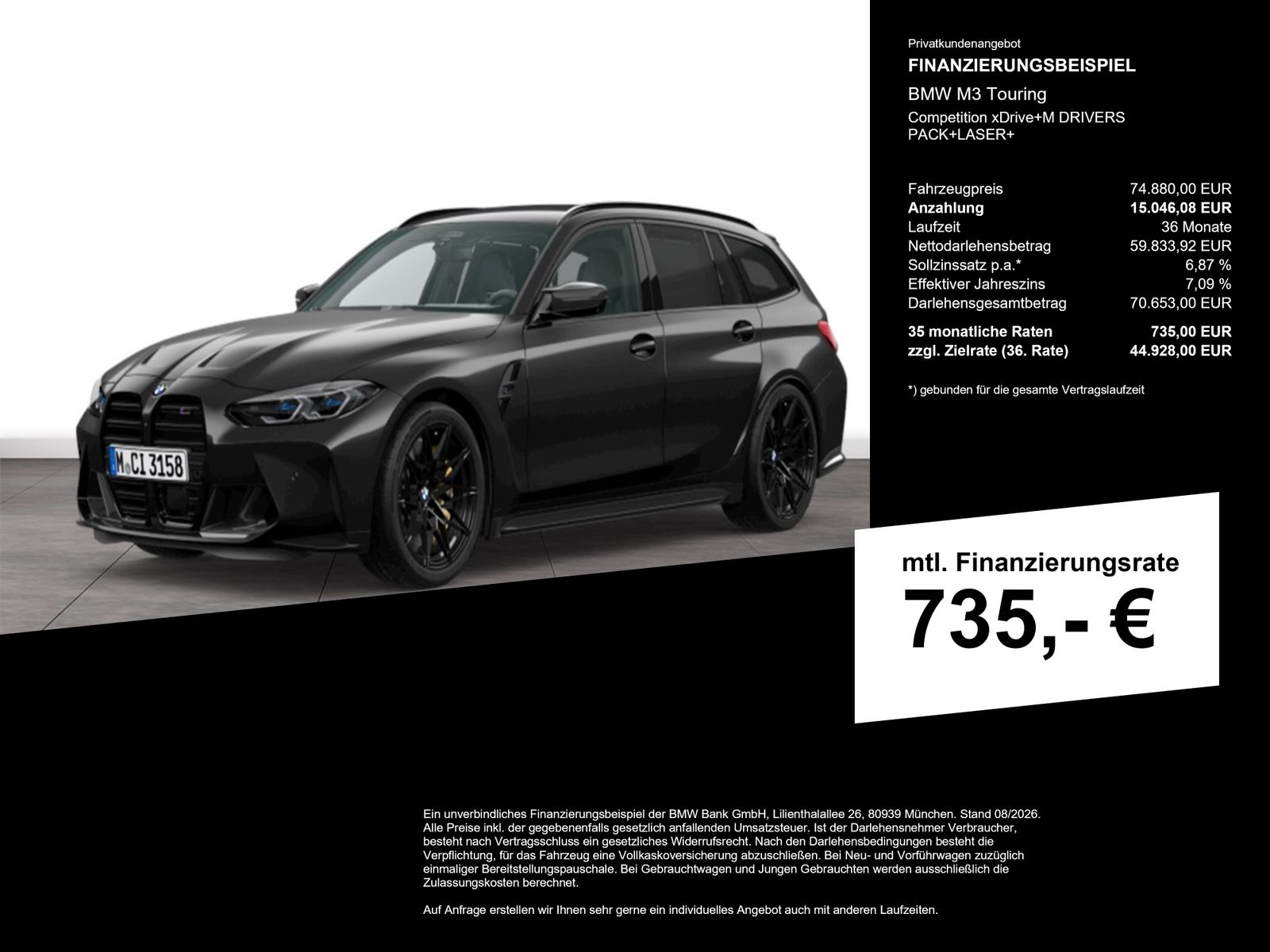 BMW M3 Touring Competition xDrive+M DRIVERS PACK+LAS foto 2