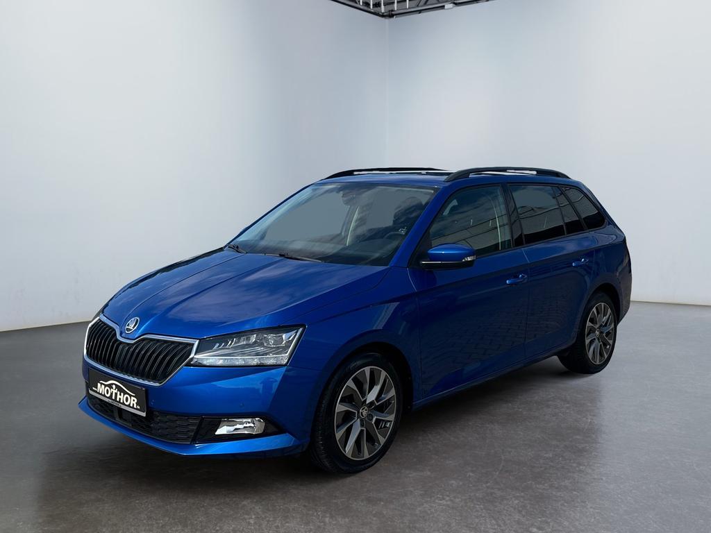 Skoda Fabia 2022 г. Синий, пробег 39972 км