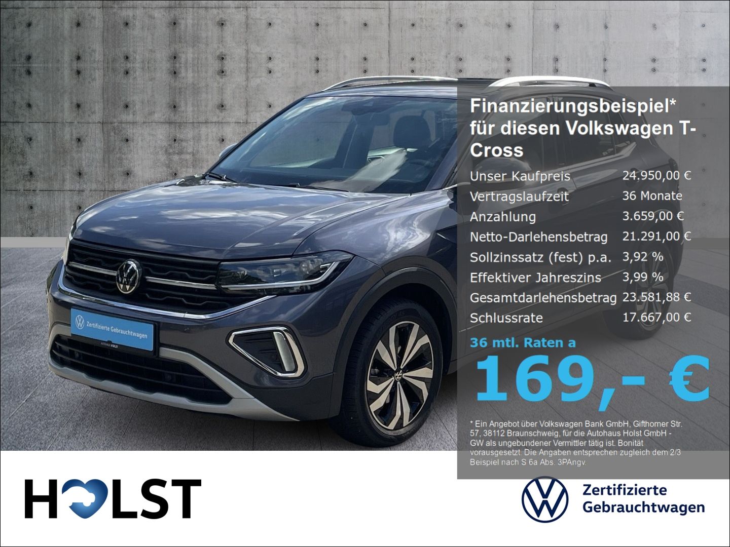 Volkswagen T-Cross 1.0TSI Style AHK GJR RüFaKa Navi ACC foto 1
