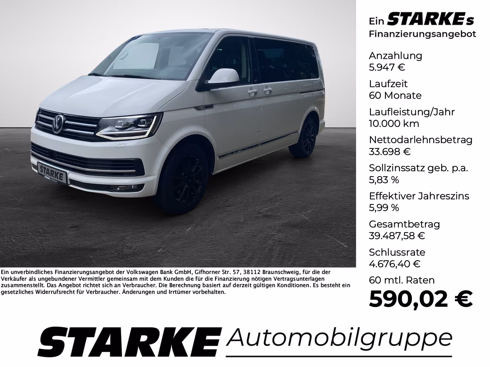 Volkswagen T6 Multivan 2.0 TDI DSG Generation Six  AHK LED 
