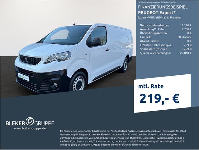 Peugeot Expert KW BlueHDi 120 L3 Premium