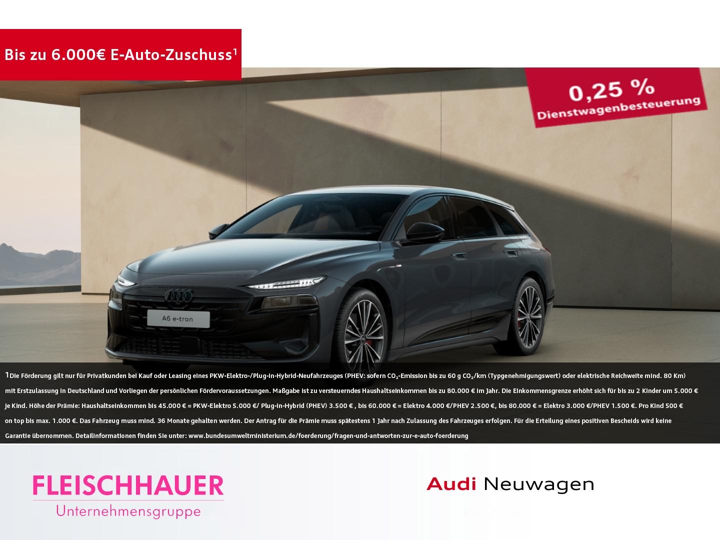 Audi A6 e-tron Avant Performance 270 kW S-Line Busine