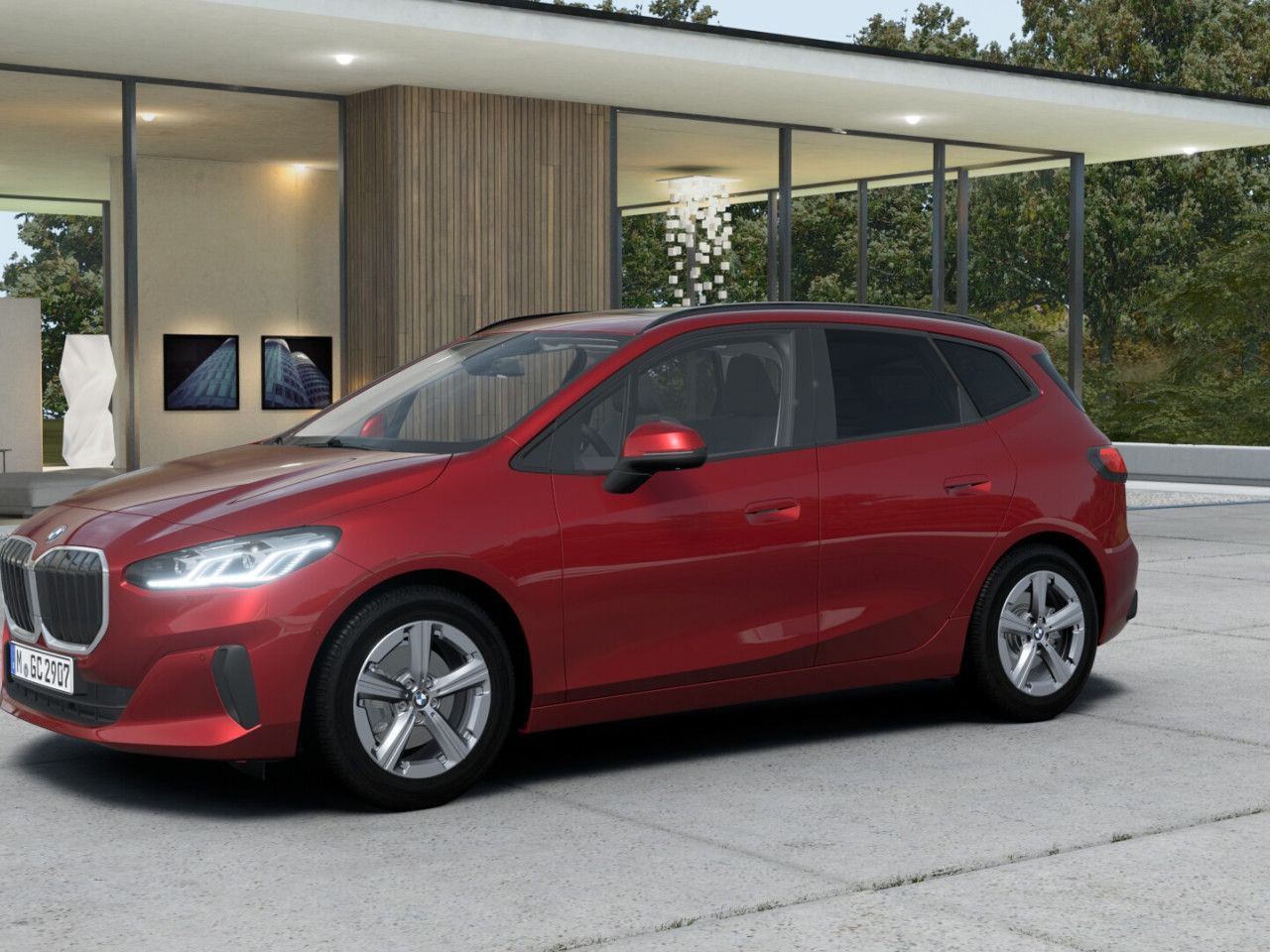 BMW 220d Active Tourer Pano AHK adLED ST&Go H/K RFK imagem 2