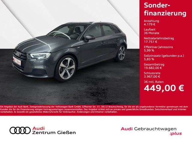 Audi A3 Sportback 35 TFSI S line sport Black MMI Navi