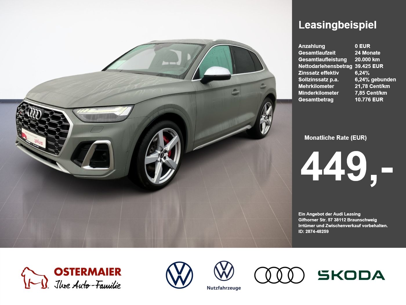 Audi SQ5 3.0TDI 341PS QUATTRO MATRIX.B&O.STANDHZG.HUD