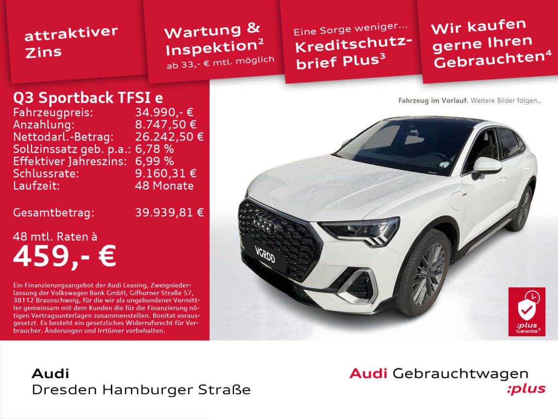 Audi Q3 Sportback TFSI e S line 45 S tronic e Pano imagem 2