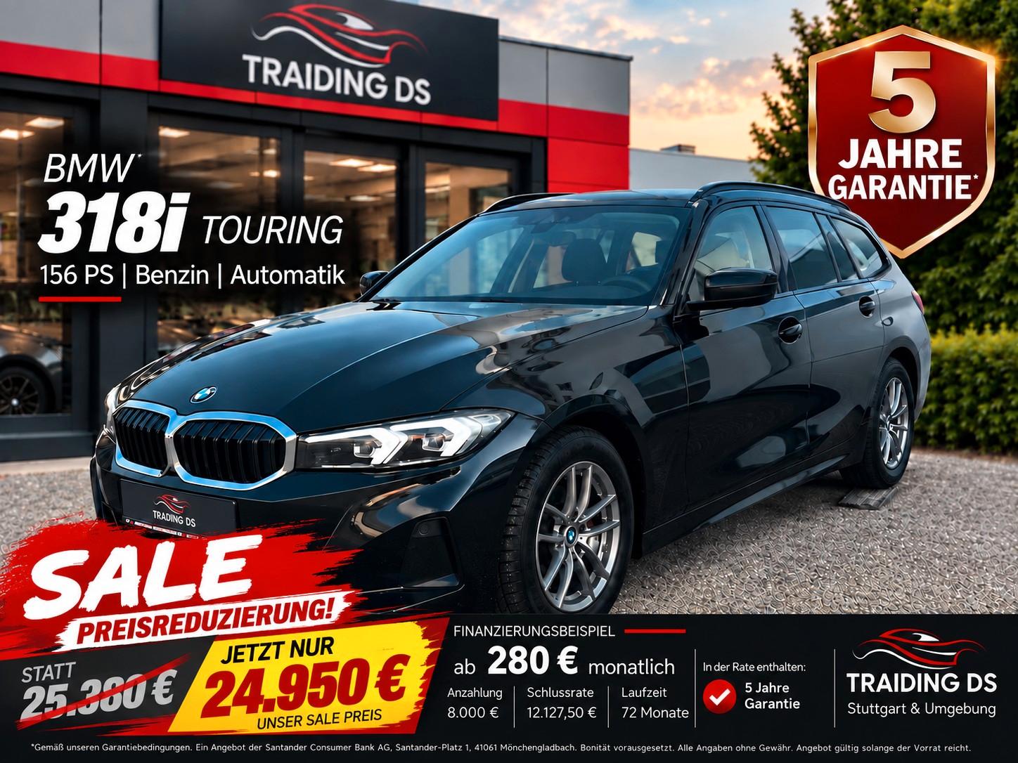 BMW 318 i Touring / 5 JA. GARANTIE / -NUR 37.700km-