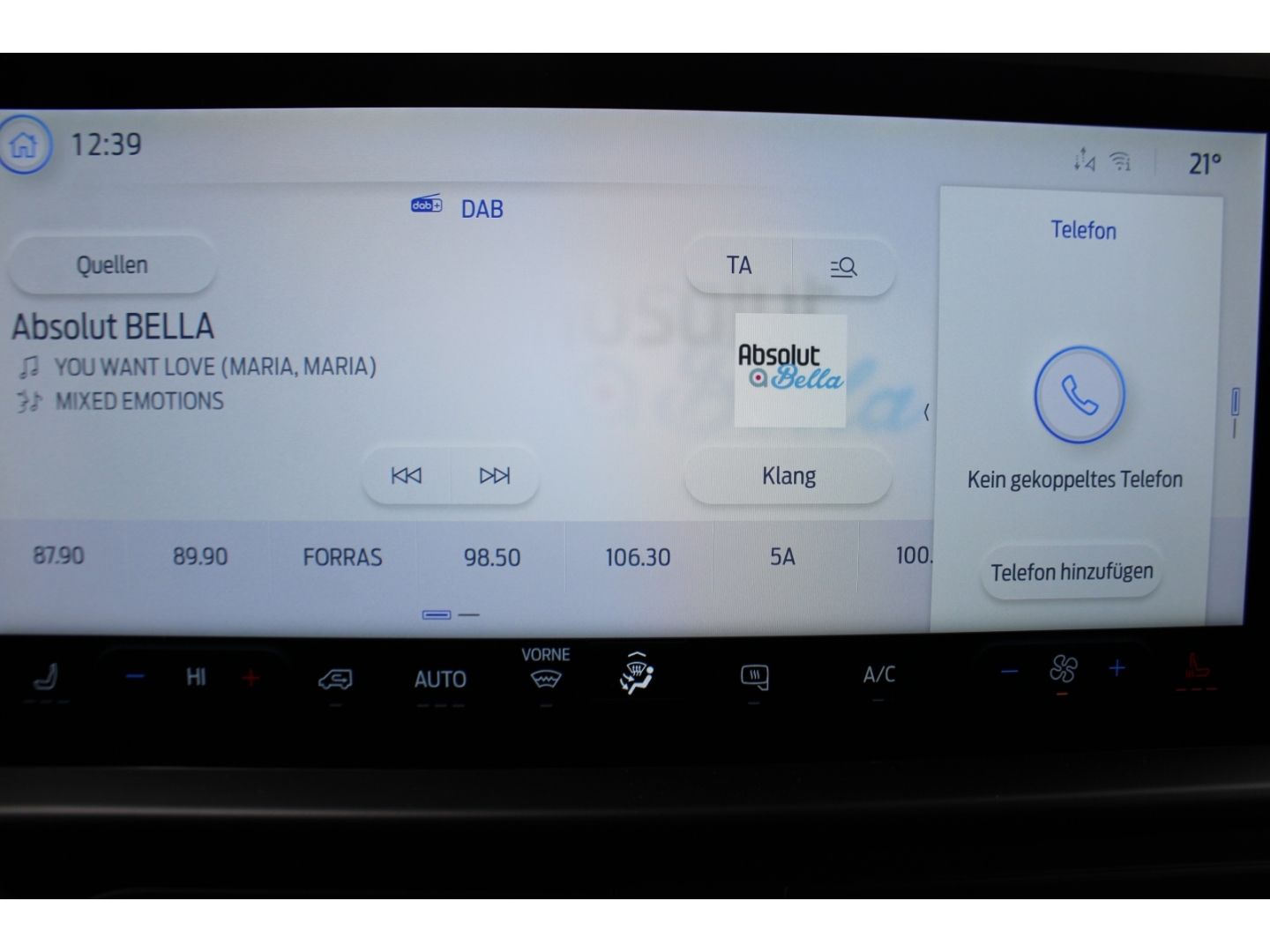 Fahrzeugabbildung Ford Transit Custom 320 L1 Trend LED GRA PDC RFK AHK