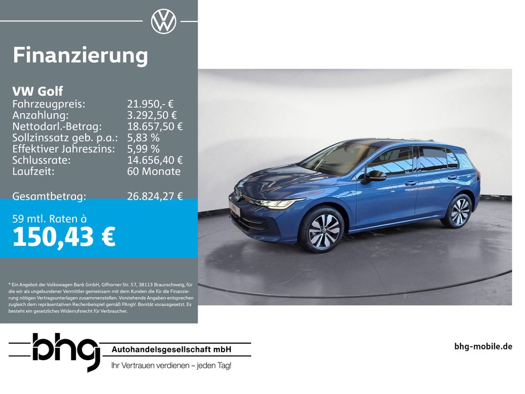 Golf 1.5 TSI *GOAL* *AHK*NAVI*SIDE & LANE-ASSIST