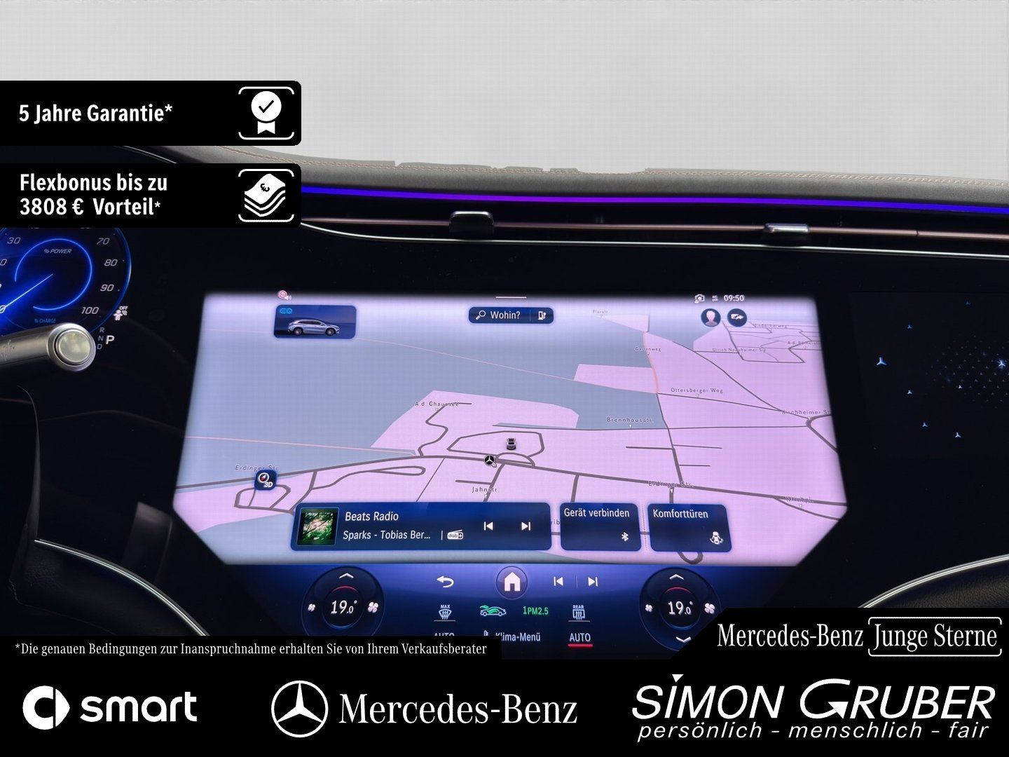 Fahrzeugabbildung Mercedes-Benz EQS 580 4M SUV AMG Massage Sitzklima AHK Md 2026