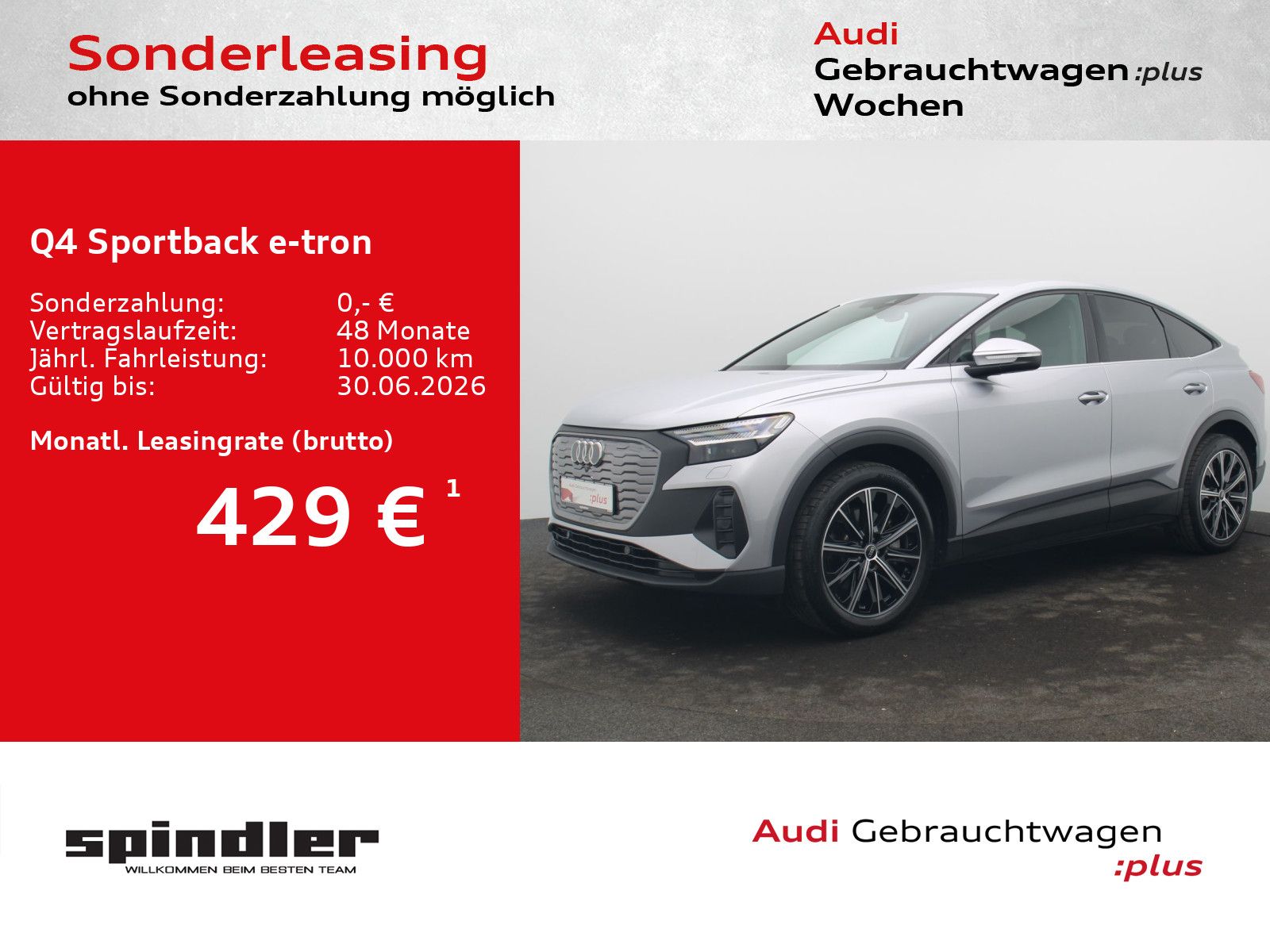 Audi Q4 Sportback e-tron 40 / Matrix, Standklima, HuD