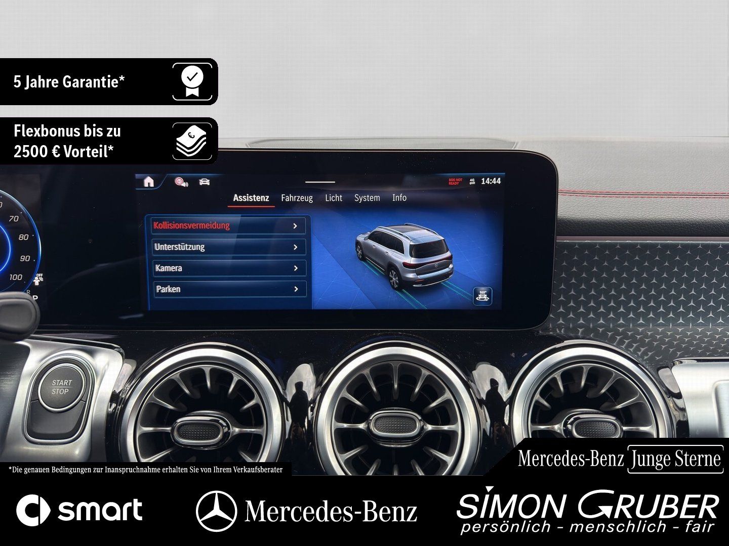 Fahrzeugabbildung Mercedes-Benz EQB 300 4M AMG Night 360 Winter 7Sitze Model 25