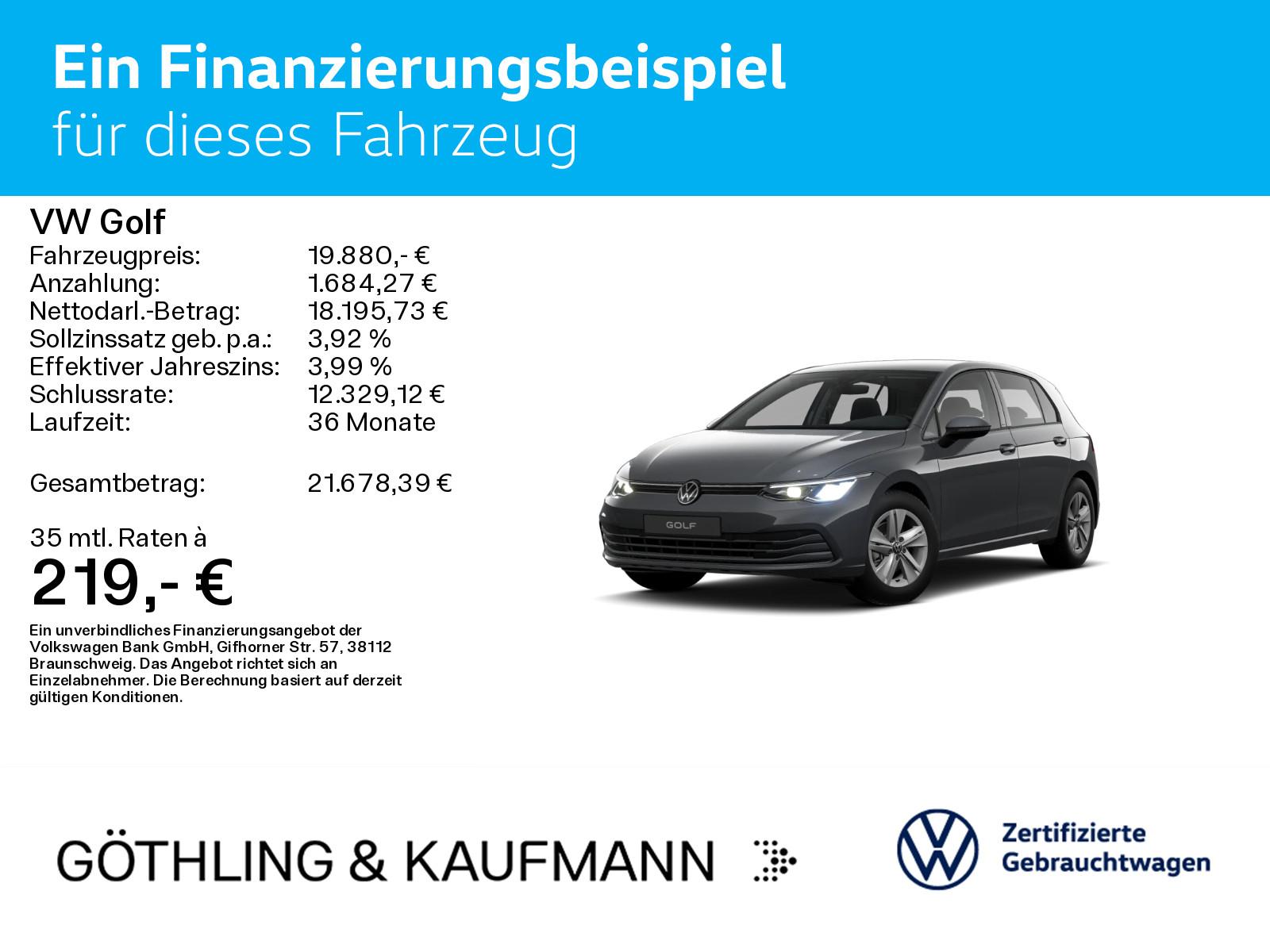 Volkswagen Golf Life 2.0 TDI DSG*NAVI*SHZ*LED*ACC*APP*, миниатюра 2