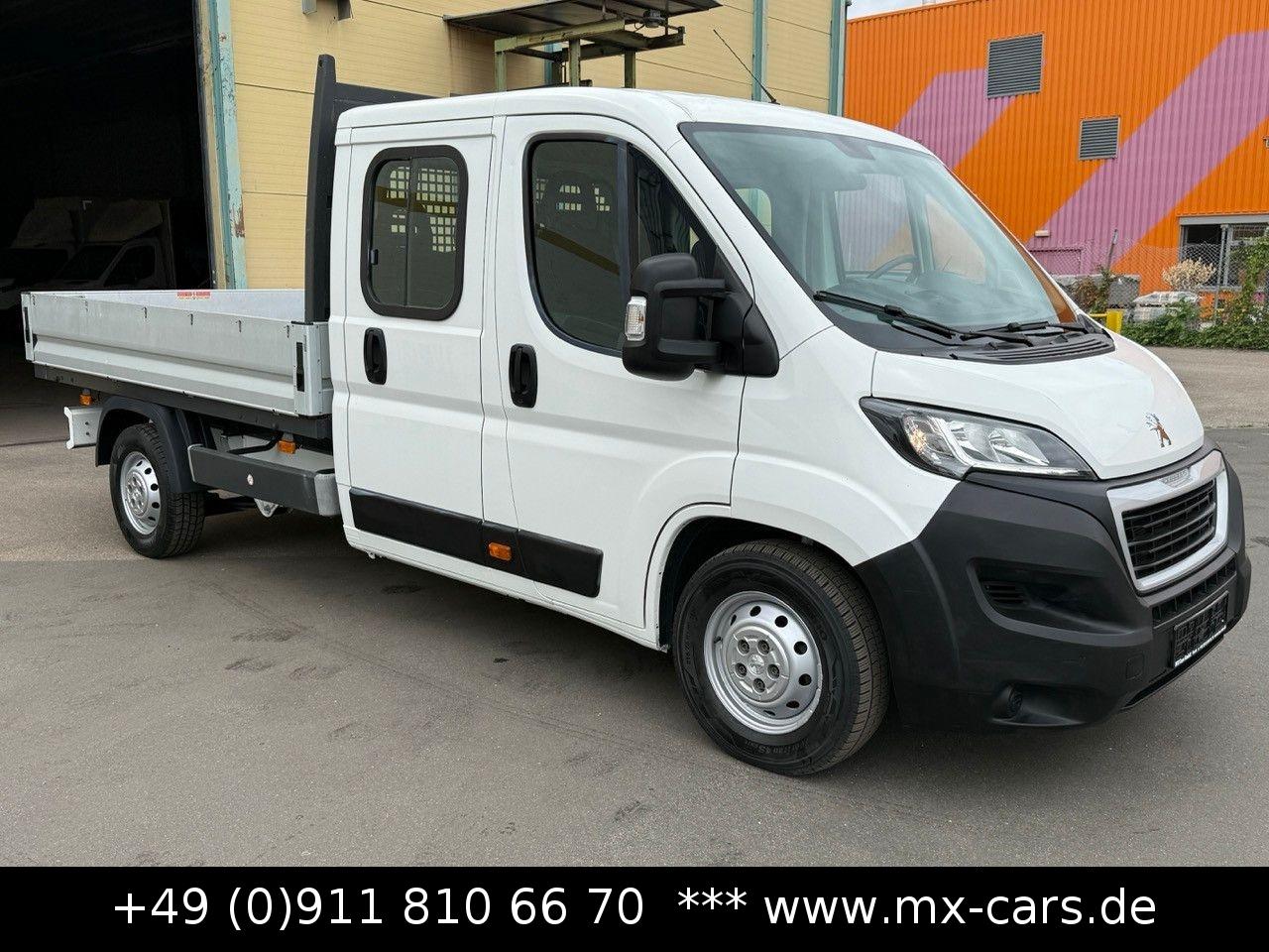 Peugeot Boxer Doka Pritsche LR Klima 7 Sitze 3,5 t
