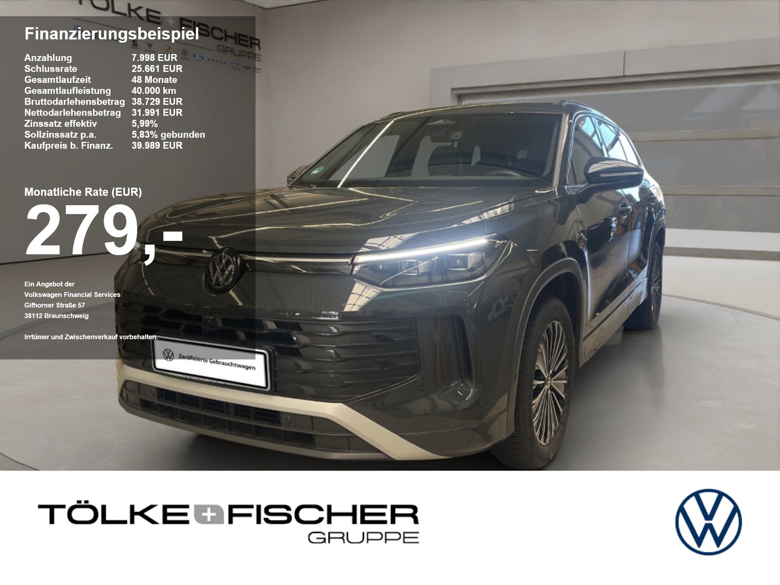 Volkswagen Volkswagen Tayron 1.5 eTSI W Life ACC AHK AUT Kam.