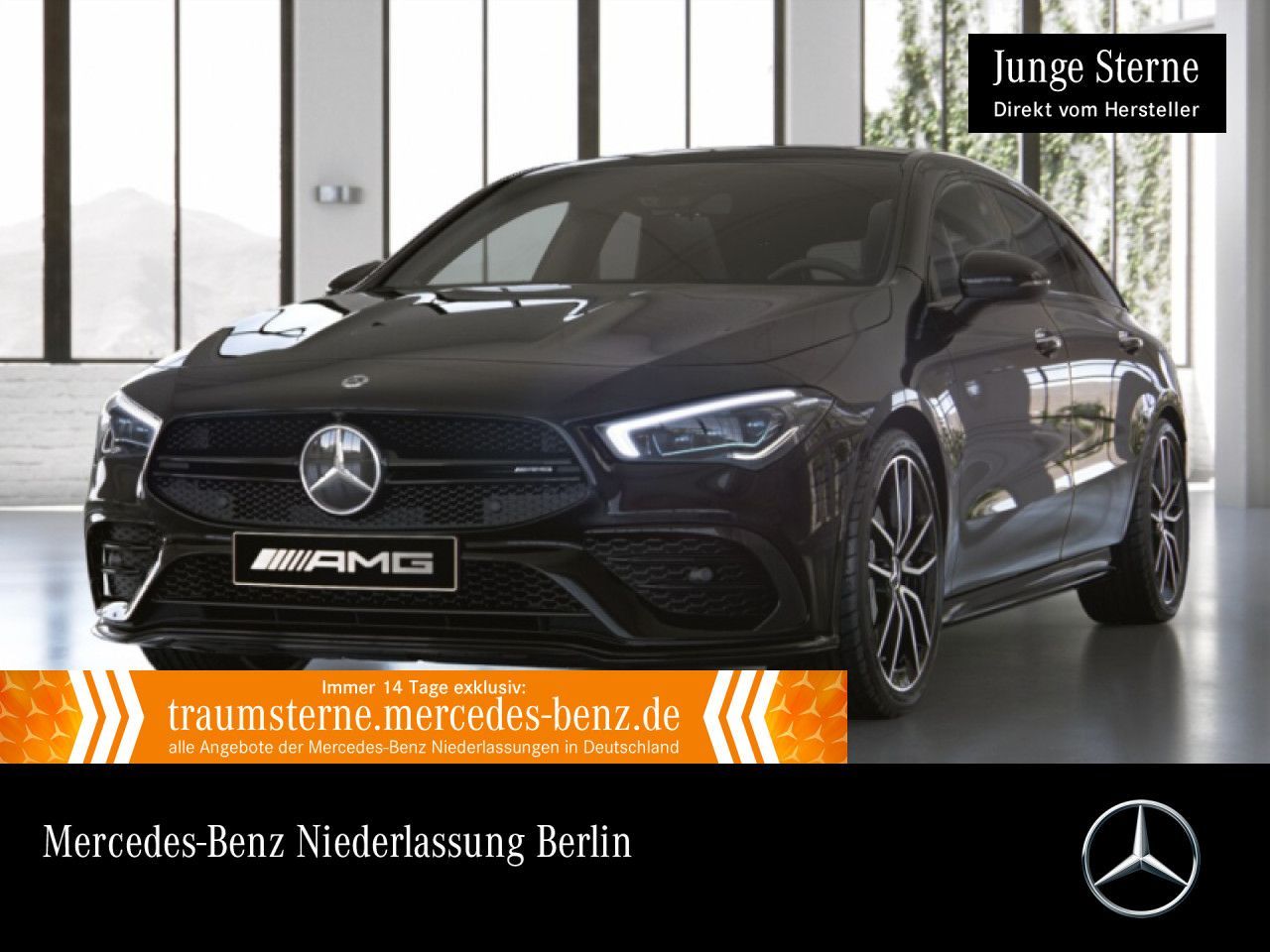 MERCEDES-BENZ CLA35 4M SB AMG/NightII/AERO/Dist/Pano/Mbeam/Bur
