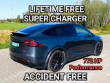 Tesla Model X Ludicrous FREE SUPERCHARGER SC01 772 HP - graue Tesla Model X