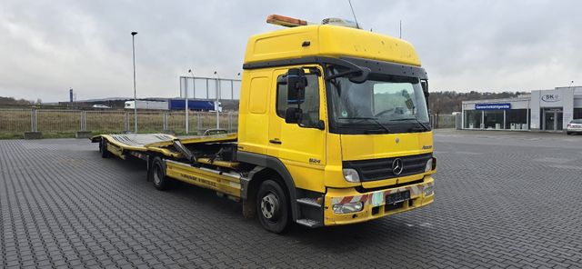 Mercedes-Benz Atego 924L Autotransporter inkl Anhänger Tischer