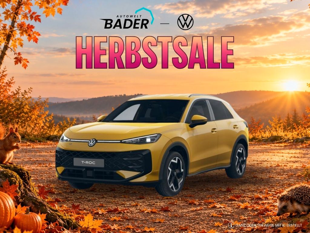 Volkswagen T-Roc R-Line "Herbst-Sale" AUTOWELT-BADER!