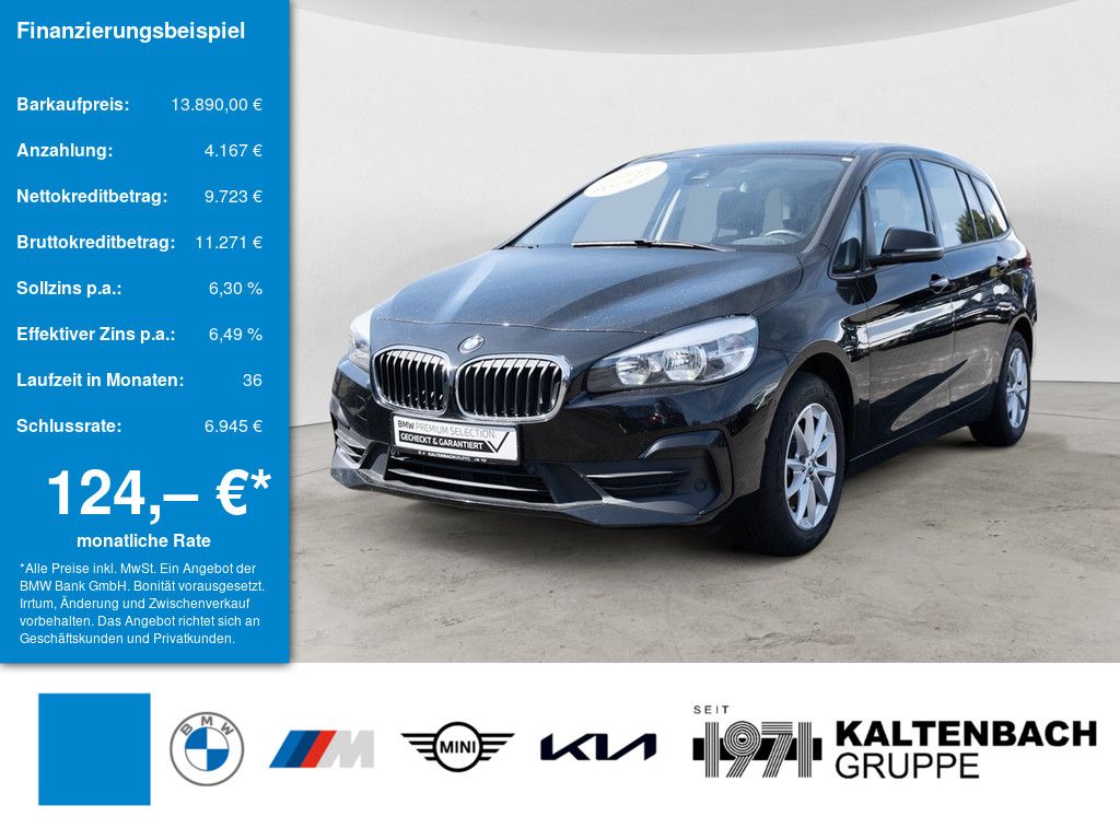 BMW 216 Gran Tourer FACELIFT NAVI SHZ PDC KLIMA