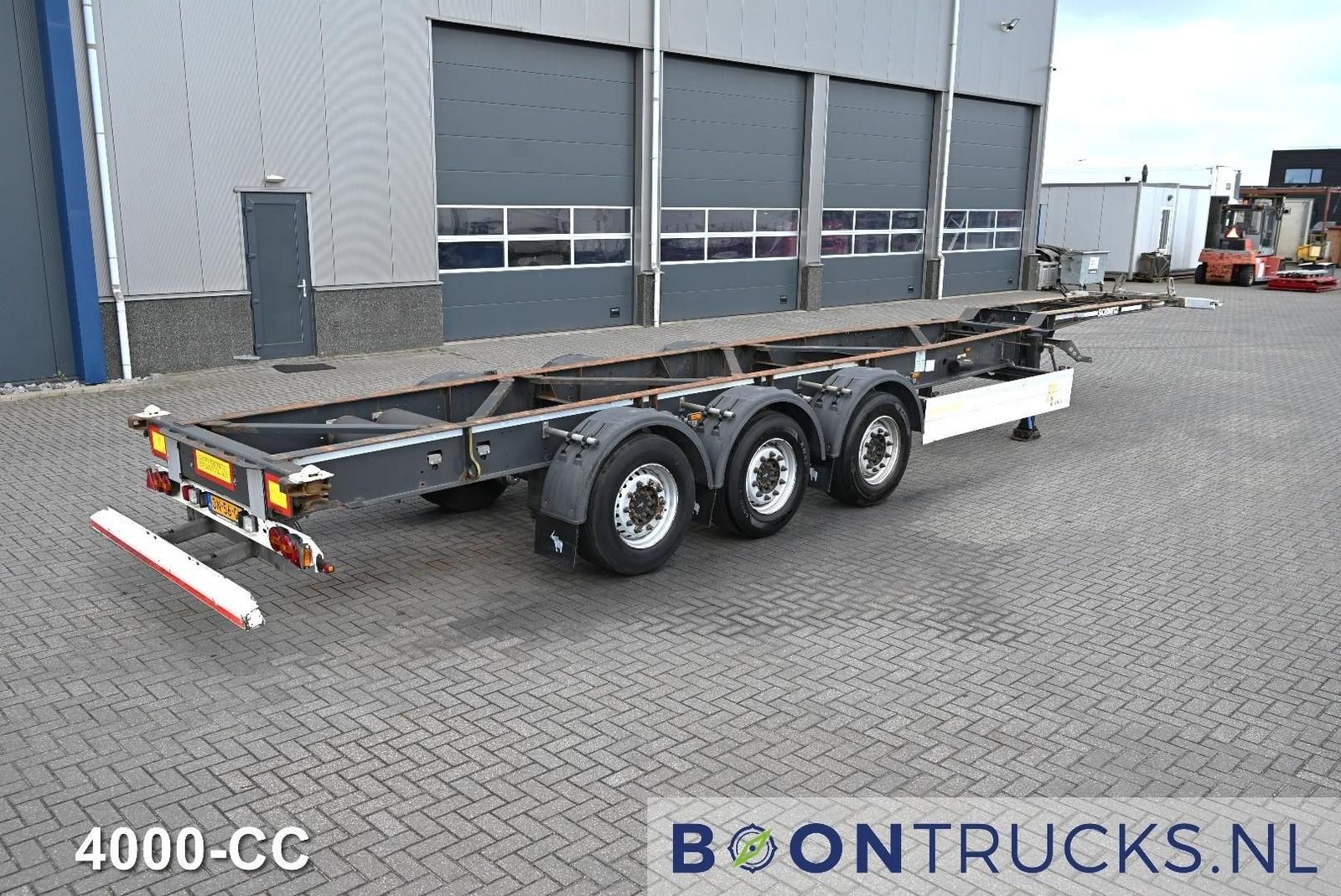 Schmitz Cargobull SGF*S3 40-45ft HC * FIXED CHASSIS * EXTANDABLE H