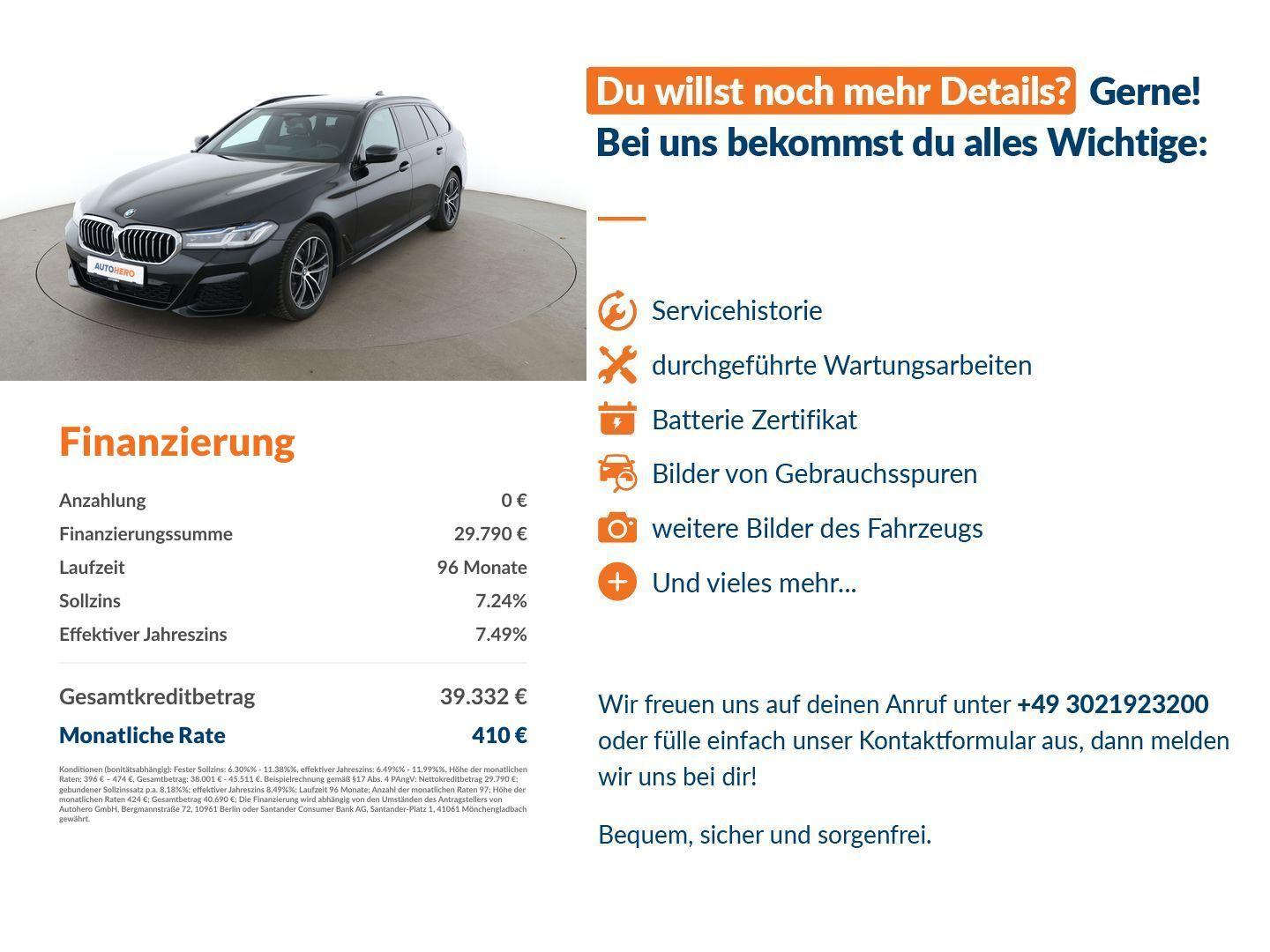 BMW 520 5er 520i Mild-Hybrid M Sport Aut.*NAVI*VC*HUD*, миниатюра 14