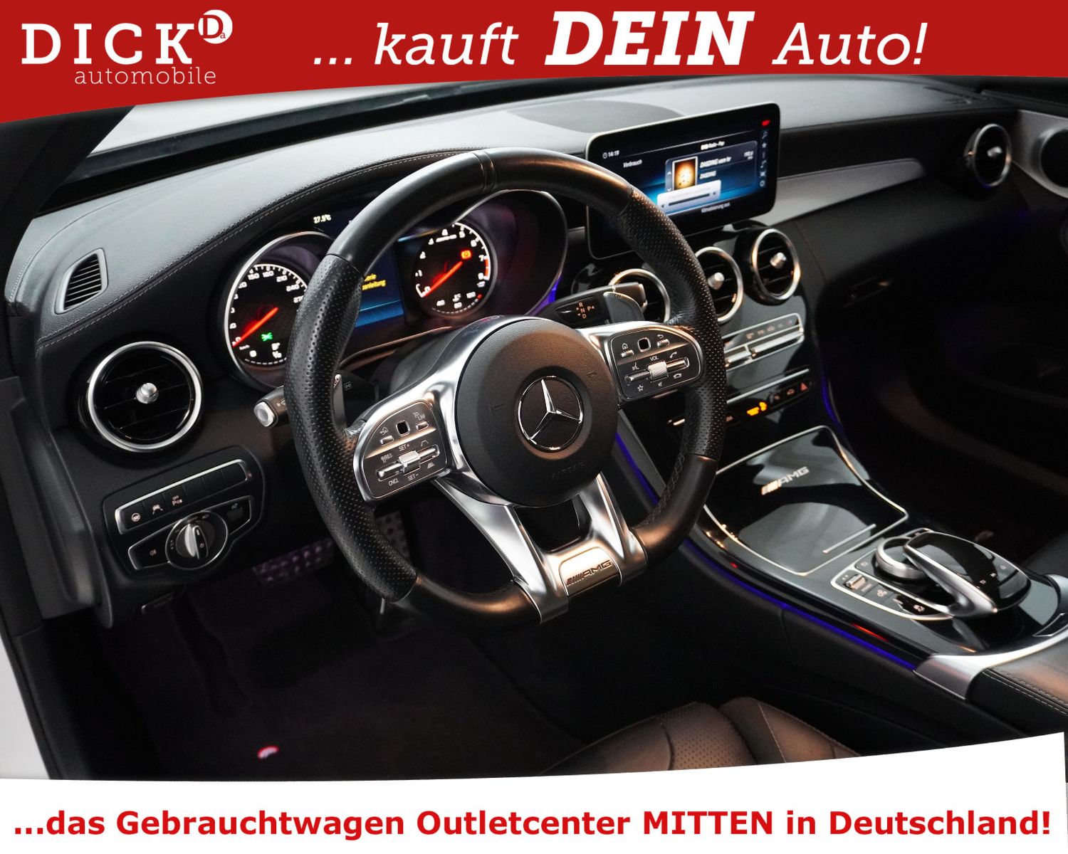 Fahrzeugabbildung Mercedes-Benz C63 AMG >CARBON+PANO+MEMO+KAM+MULTIB+NAPPA+COMAN